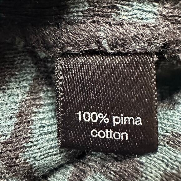 Peruvian Connection Skirt Womens Small Green Pima Cotton Pullon Stretch Career - Picture 4 of 9